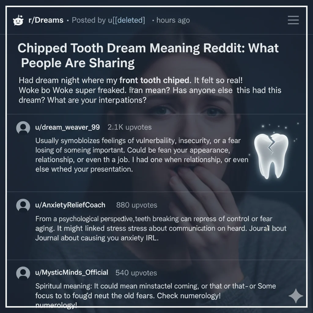 Dreaming About a Chipped Tooth