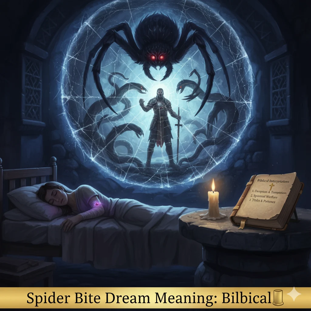 Dreaming About Spider Bite Dream Meaning