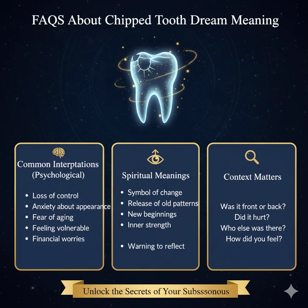 Dreaming About a Chipped Tooth