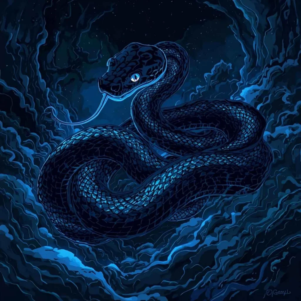 Dreaming About Blue Snake 