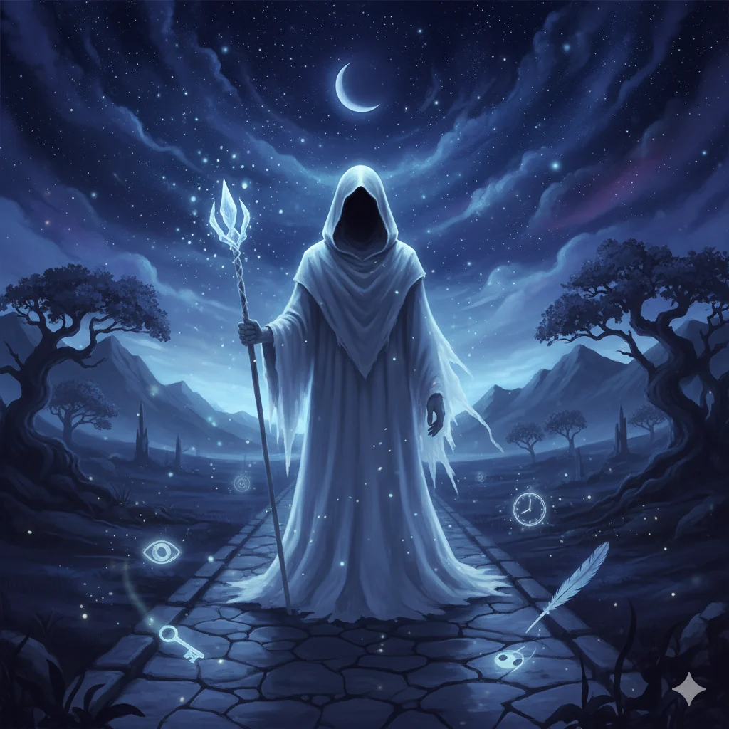 Dreaming About Black Hooded Figure with No Face