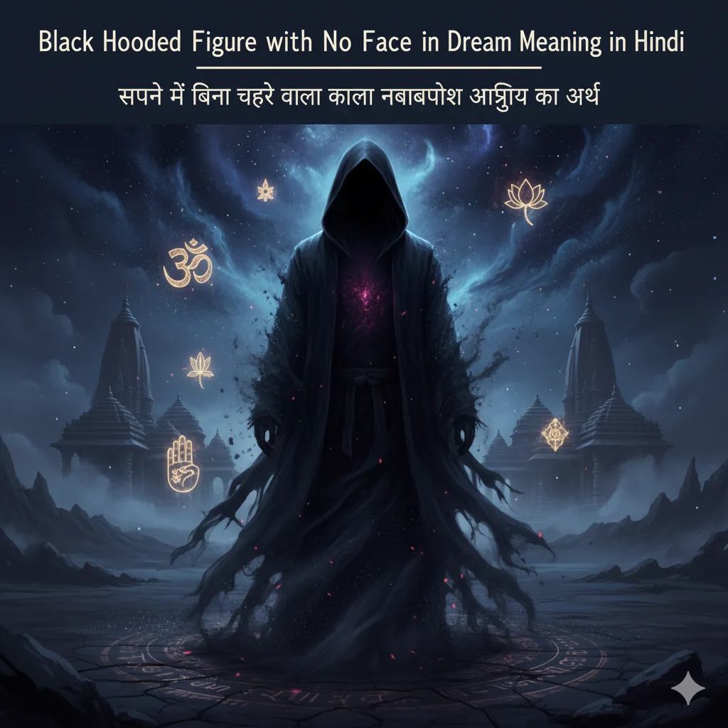 Dreaming About Black Hooded Figure with No Face