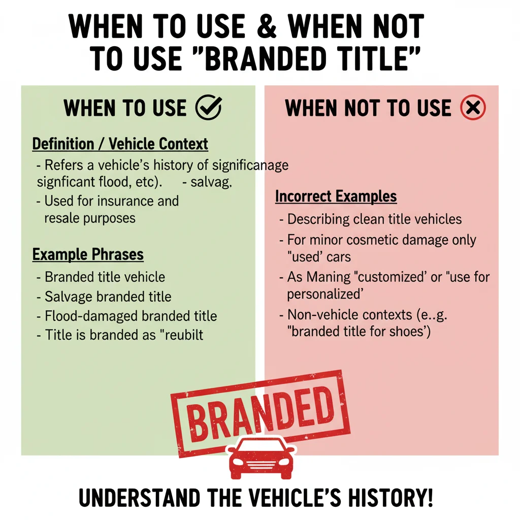 What Does a Branded Title Mean