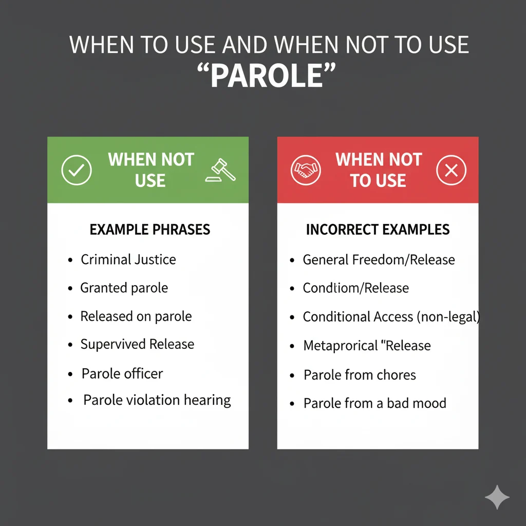 What Does Parole Mean