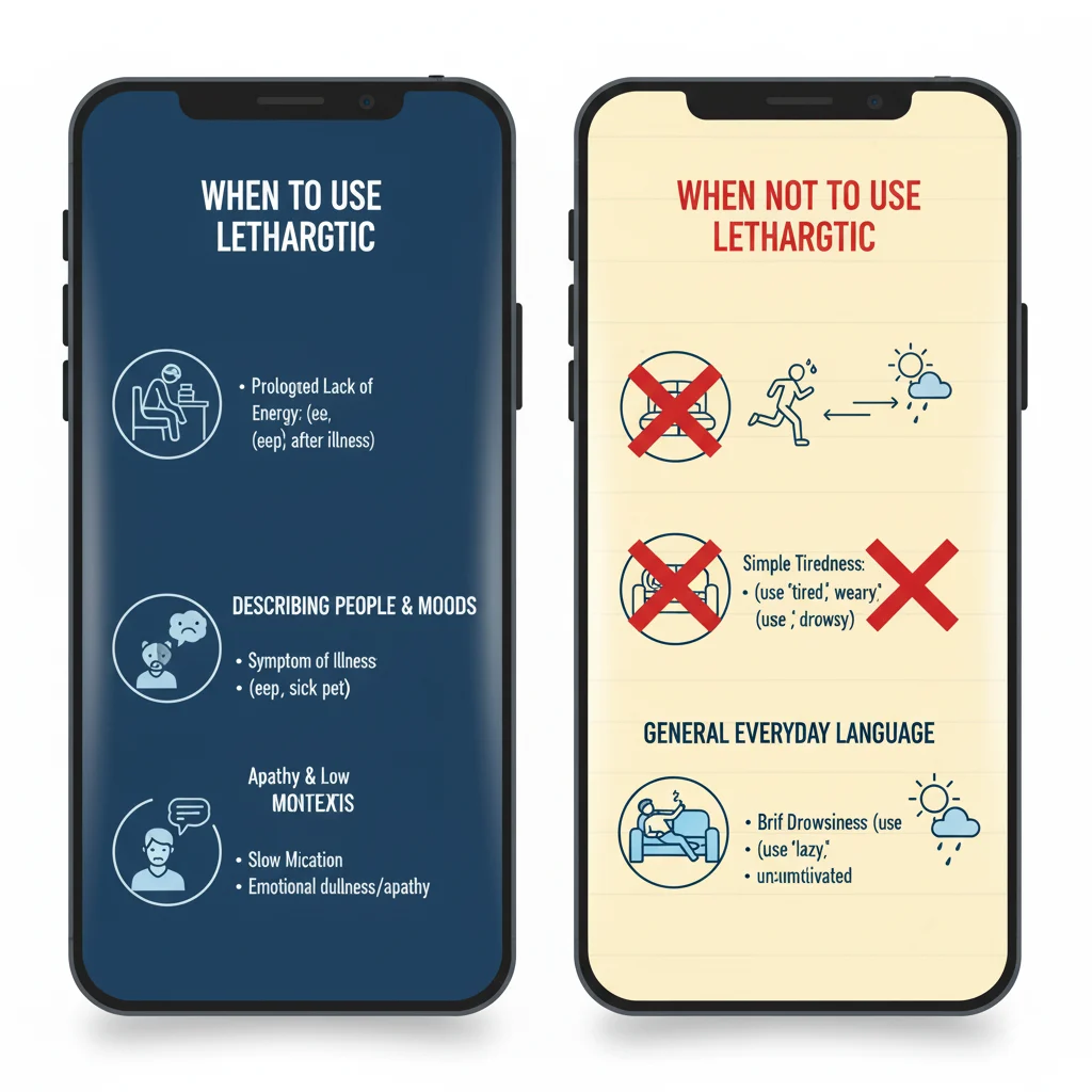 What Does Lethargic Mean