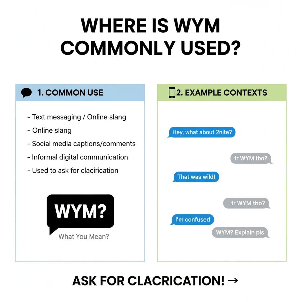 What Does WYM Mean in Text