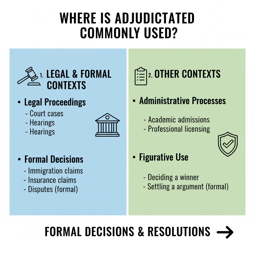 What Does Adjudicated Mean