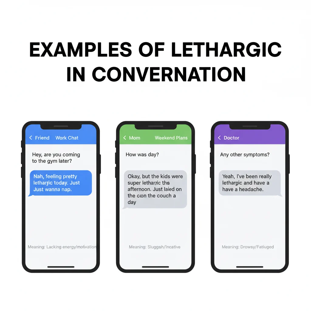 What Does Lethargic Mean