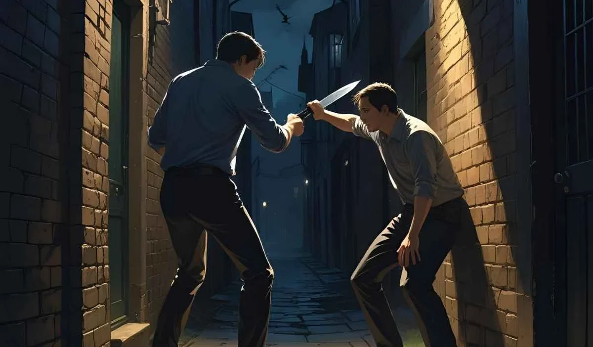 Someone Trying to Kill Me with a Knife