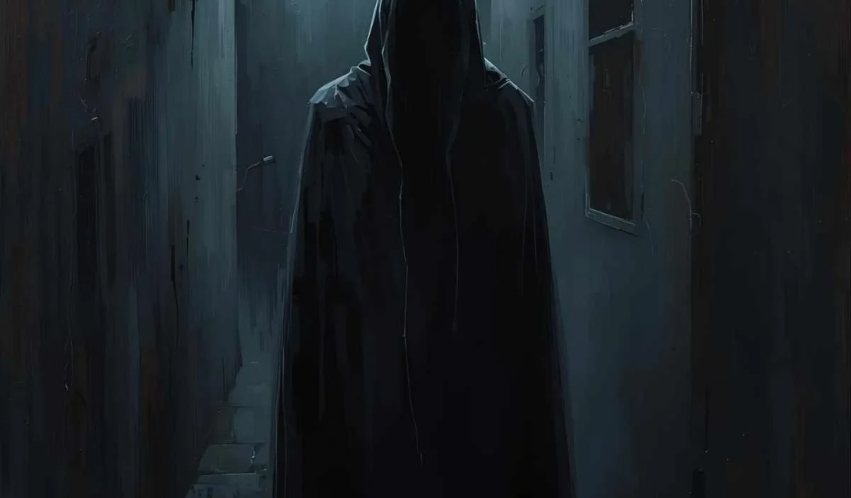 Dreaming About Black Hooded Figure with No Face