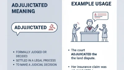 What Does Adjudicated Mean