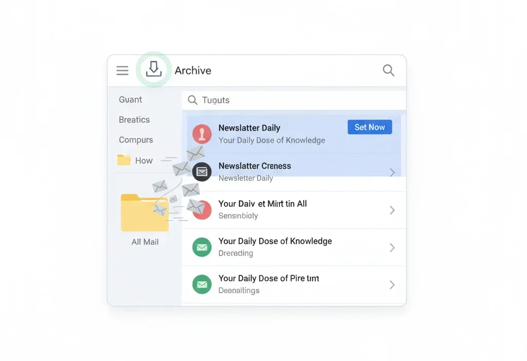 Archive Mean in Gmail